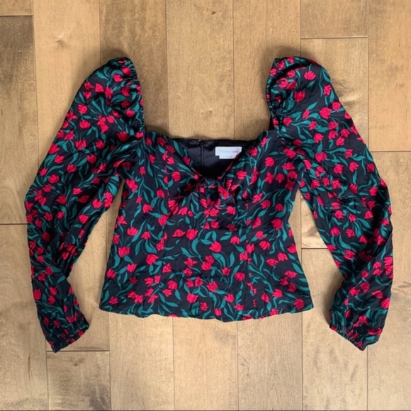 Lovers + Friends Tops - Lovers + Friends REVOLVE Floral Blouse